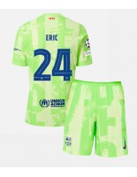 Barcelona Eric Garcia #24 Tredjedraktsett Barn 2024-25 Korte ermer (+ bukser)